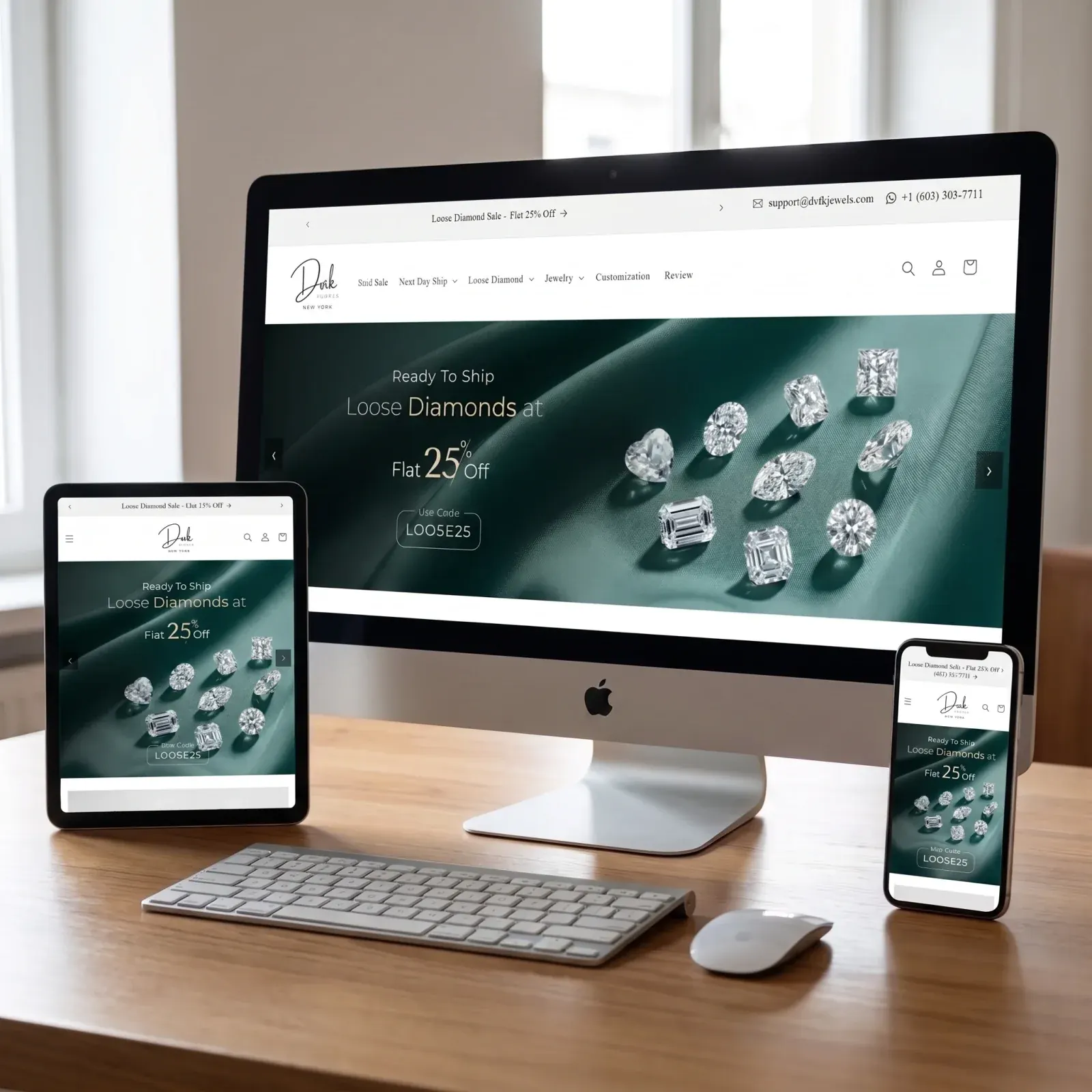Dvik full website project preview
